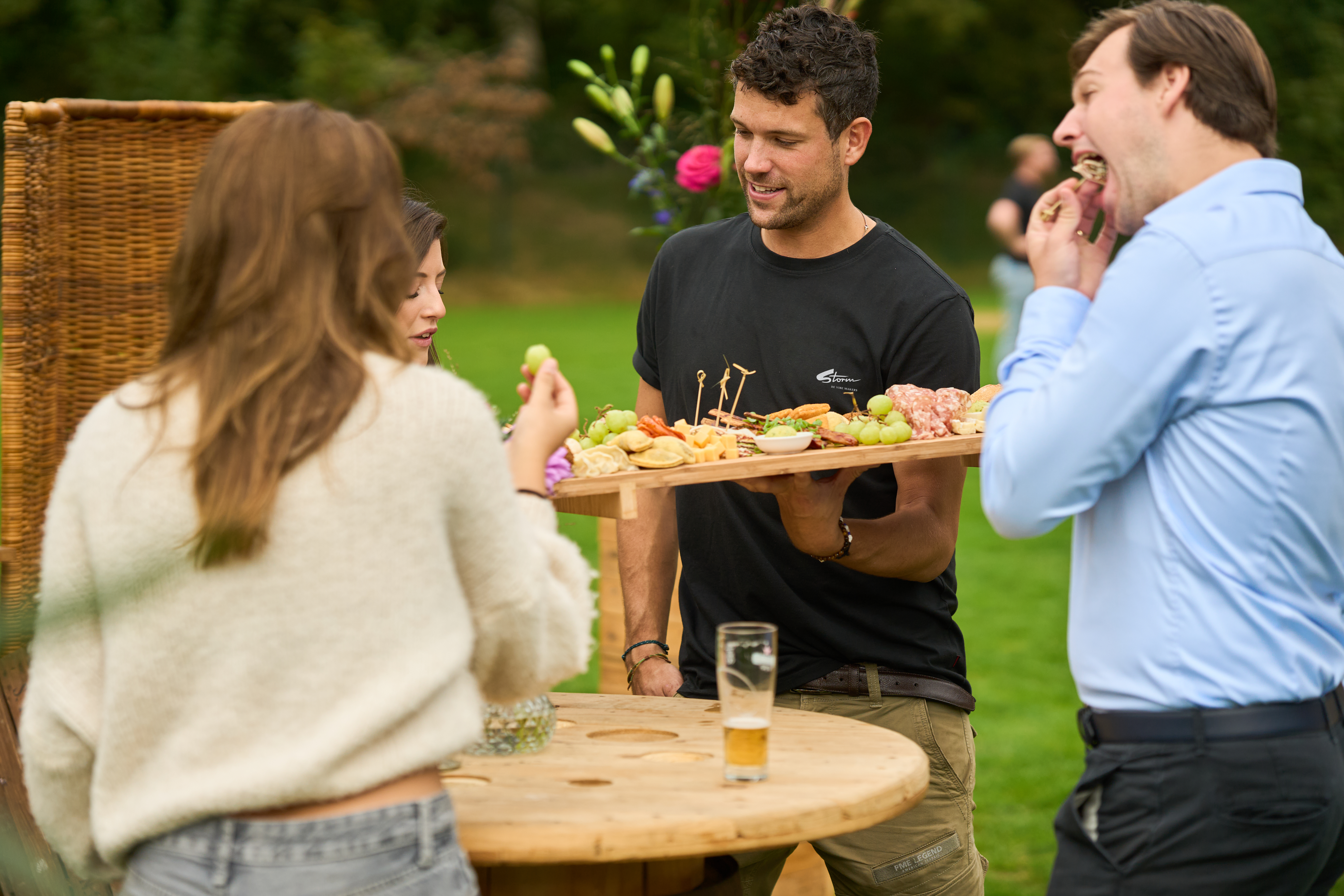 Feestverlichting op een bedrijfsevent