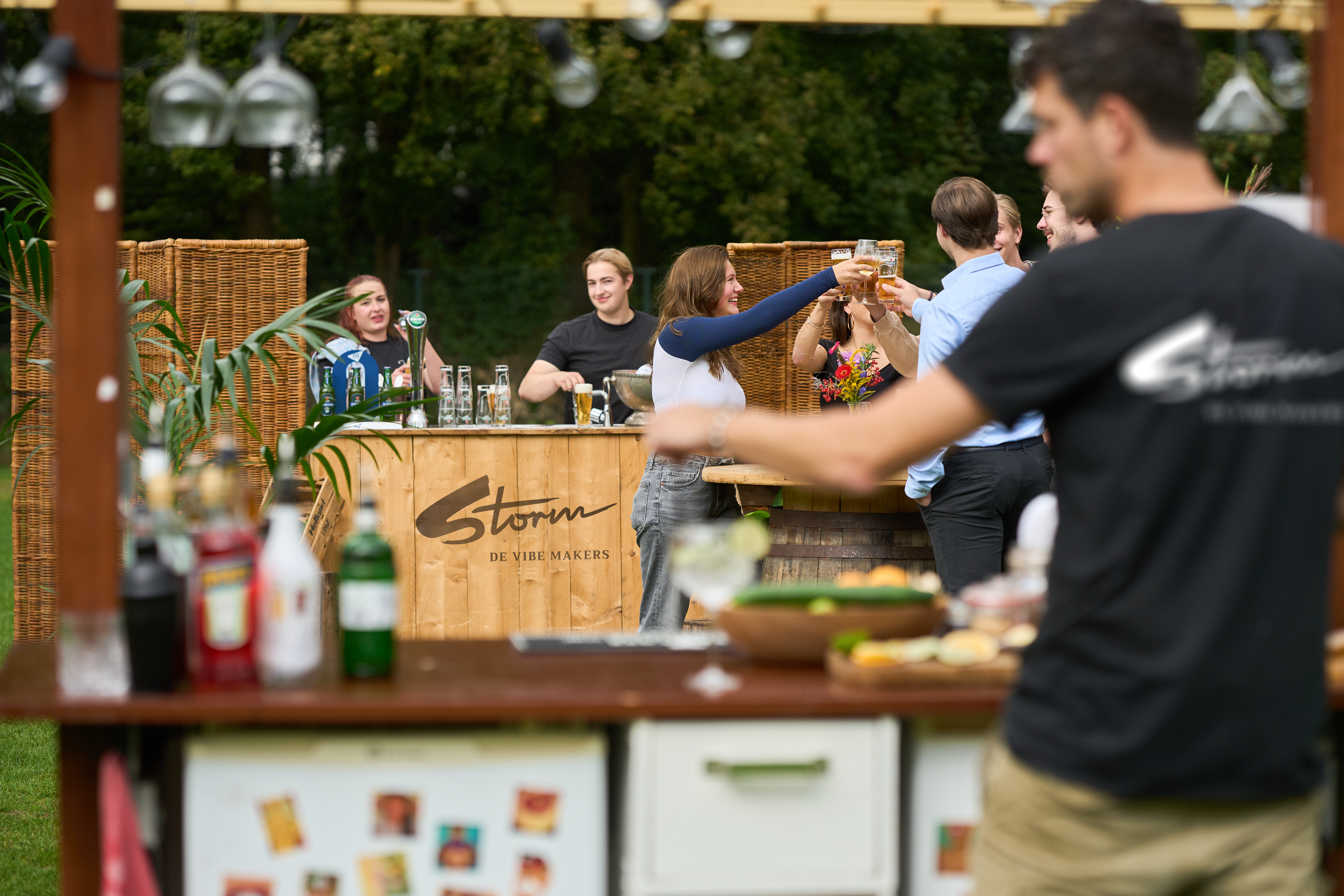 Desserts op een bedrijfsfeest